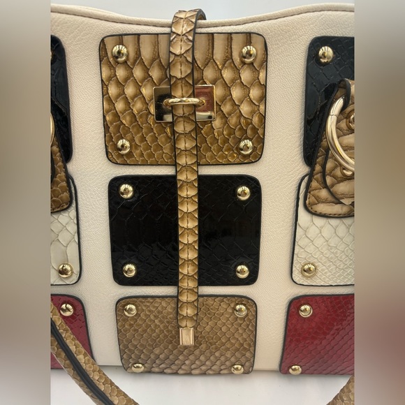 JOLIE FOLIE Tiled Front Large Handbag - Picture 6 of 16